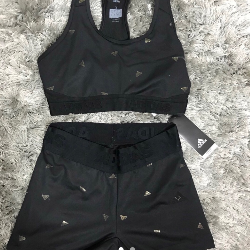 Women’s Adidas Sports Bra and Shorts
